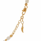 Missoma Women's Seed Pearl Beaded Necklace in White/Gold 