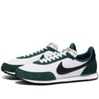 Nike Men's Waffle Trainer 2 Sneakers in White/Black/Green/Red