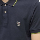 Paul Smith Men's Regular Fit Zebra Polo Shirt in Navy