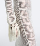 Taller Marmo New Mexico fringed cotton maxi dress