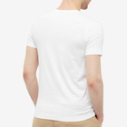 Calvin Klein Men's Micro Branding Essential T-Shirt in Bright White