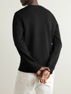 A.P.C. - Logo-Print Cotton Sweatshirt - Black