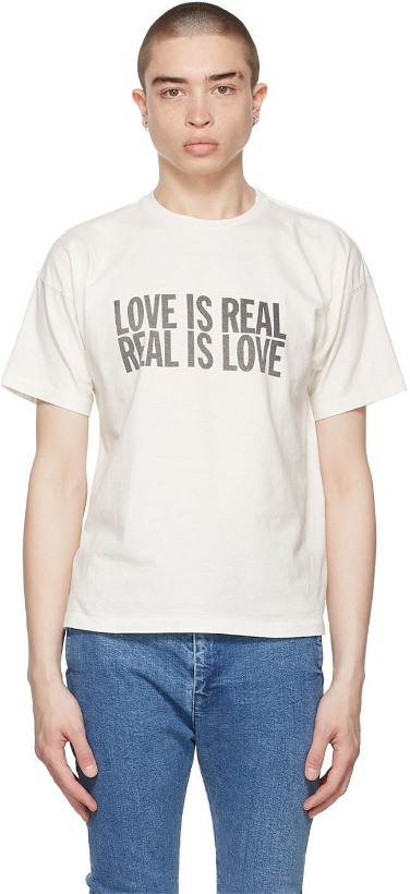 Photo: Remi Relief Off-White 'Love Is Real' T-Shirt