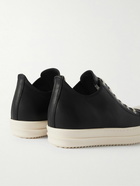 Rick Owens - Leather Sneakers - Black