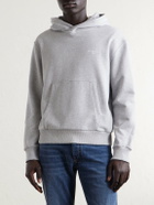 Givenchy - Logo-Embroidered Cotton-Jersey Hoodie - Gray