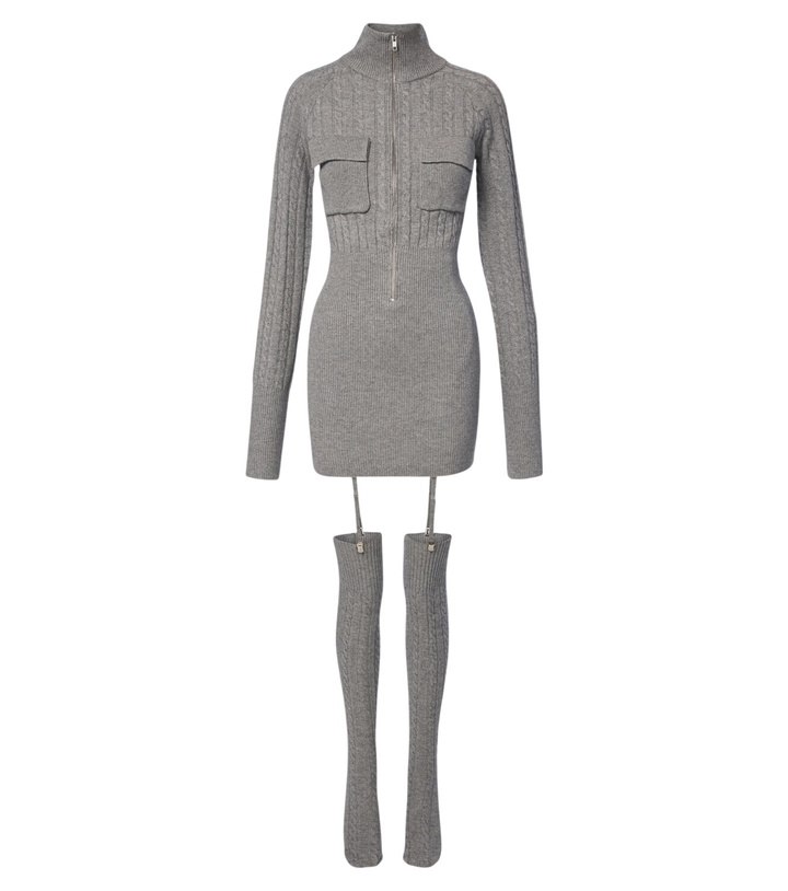 Photo: Aya Muse Rovo minidress and over-the-knee socks set
