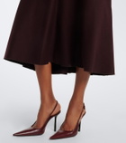 Victoria Beckham Bela gathered virgin wool midi dress