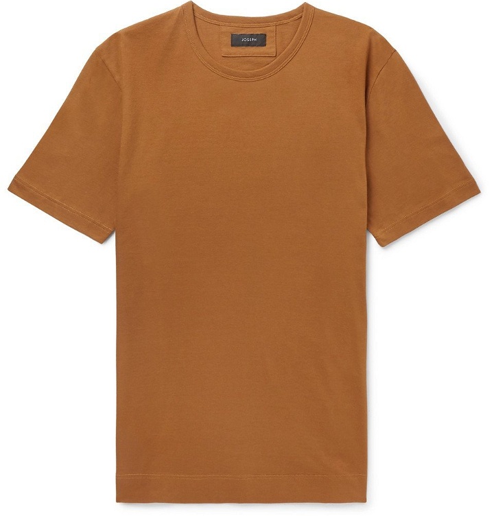 Photo: Joseph - Cotton-Jersey T-Shirt - Men - Tan