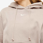 Nike Women's Phoenix Fleece Oversized Hoody in Diffused Taupe/Sail