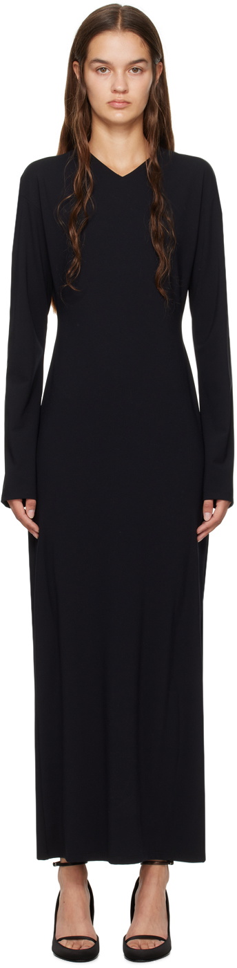 The Row Black Eima Maxi Dress The Row