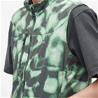 Adsum Men's Printed Camp Hero Vest in Green Liquid Print