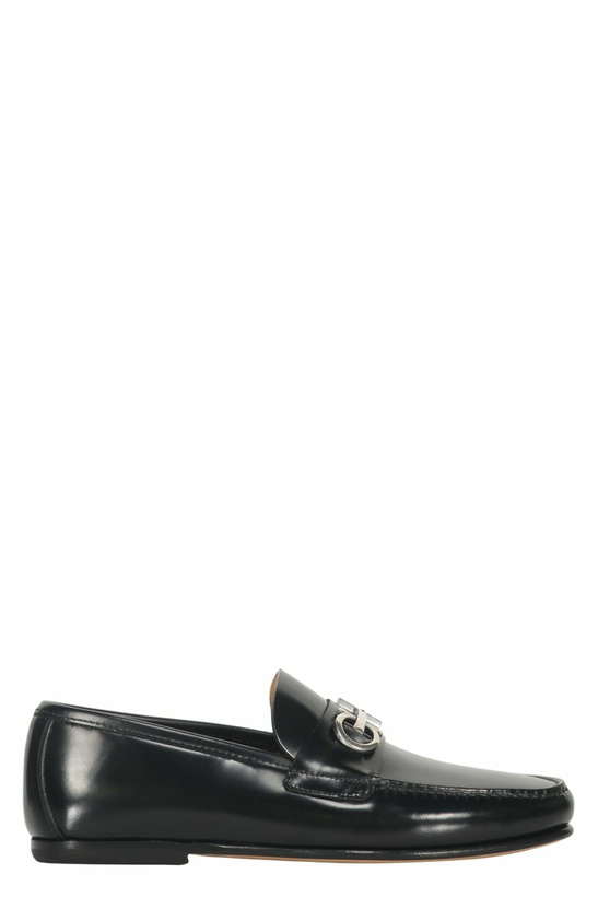 Ferragamo Black Leather Chris Loafers Salvatore Ferragamo display picture 2