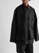 Balenciaga - Cotton-Drill Overshirt - Black