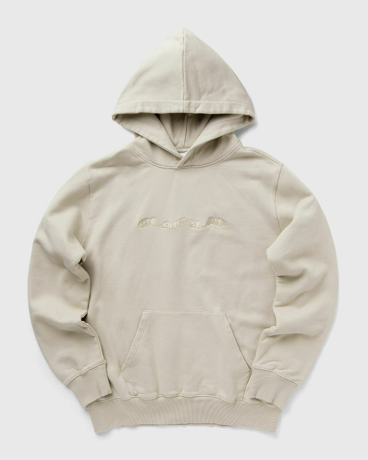 ølåf Wavy Drift Hoodie Beige Hoodies