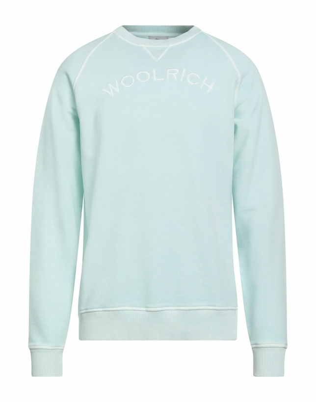Photo: Woolrich Varsity Crewneck Mens Sweatshirt Light in Green