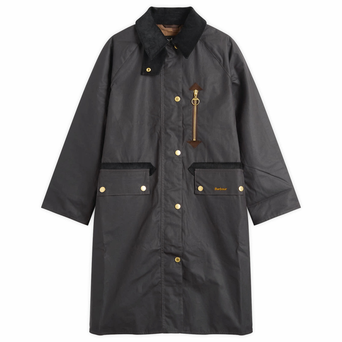 Barbour Women's x Ganni Burghley Jacket in Navy Barbour