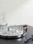 Christofle - Graphik Set of Two Crystal Double Old Fashioned Glasses