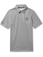 ADIDAS GOLF - Appliquéd Recycled Primeblue Piqué Golf Polo Shirt - Gray