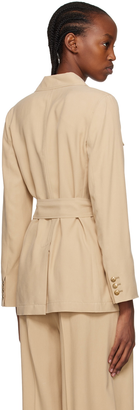 MAX MARA｜JACKETS (FLEUR (10410232 017 / 10410232600 017 Max Mara Beige Fleur Blazer Max Mara