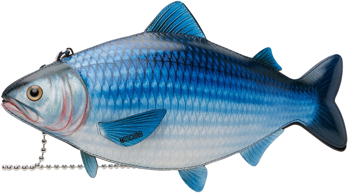 Moschino Blue Fish Bag