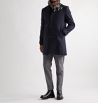 CLUB MONACO - Loukas Wool-Blend Overcoat - Blue