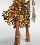 Rabanne Embellished jersey maxi skirt