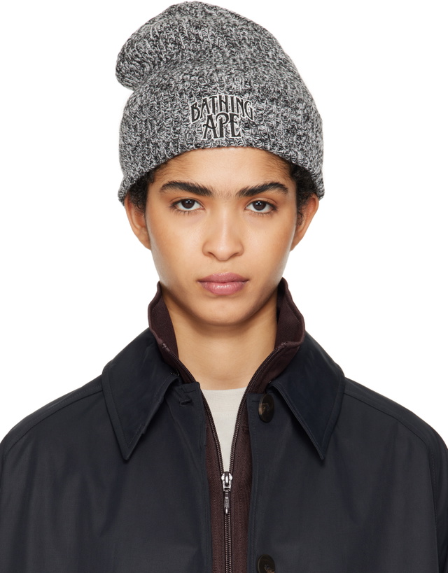 Photo: BAPE Gray Gradient Knit Beanie