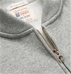 Kingsman - Todd Snyder Champion Harry's Fleece-Back Cotton-Blend Jersey Zip-Up Sweatshirt - Gray