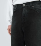 Balenciaga Size Sticker wide-leg jeans