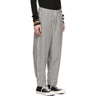 Nanamica Grey Vertical Stripe Trousers