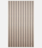 Brunello Cucinelli Striped cotton terry beach towel