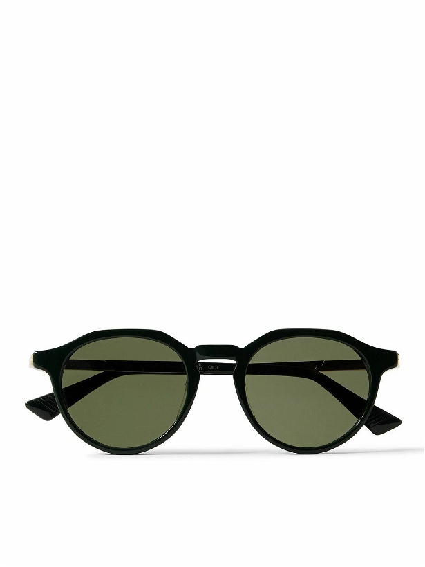 Photo: Bottega Veneta - Round-Frame Acetate Sunglasses