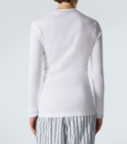 Dolce&Gabbana Ribbed-knit cotton Henley shirt