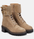See By Chloé Mallory suede combat boots