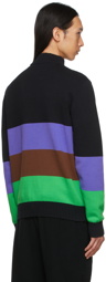 Sergio Tacchini Black A$AP Nast Edition Knit Stacks Sweater
