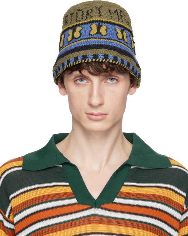 Photo: Story mfg. Khaki & Blue Brew Bucket Hat