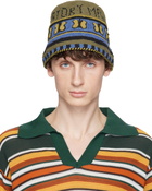 Story mfg. Khaki & Blue Brew Bucket Hat