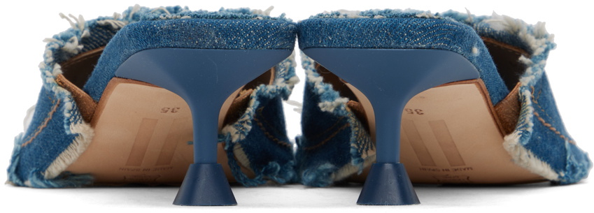 Miista Blue Betina Denim Heeled Sandals