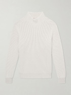 Brunello Cucinelli - Ribbed Cashmere Rollneck Sweater - Neutrals