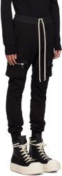 Rick Owens Black Mastodon Cargo Pants