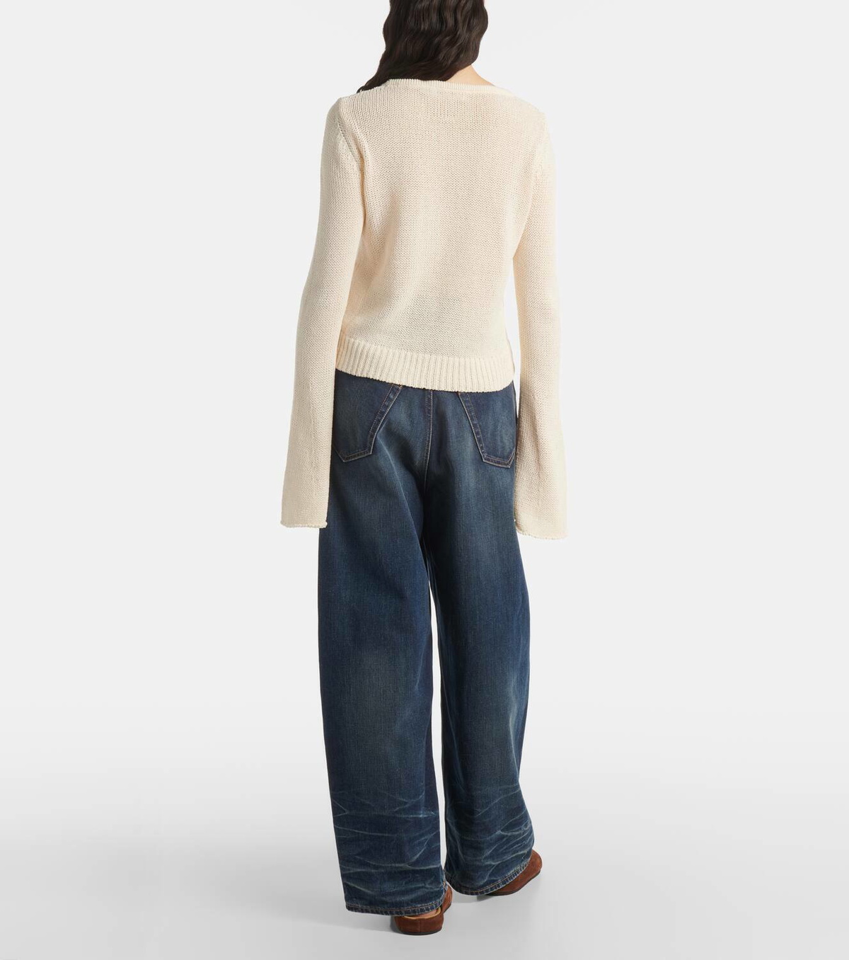 Aya Muse Sei cotton-blend top
