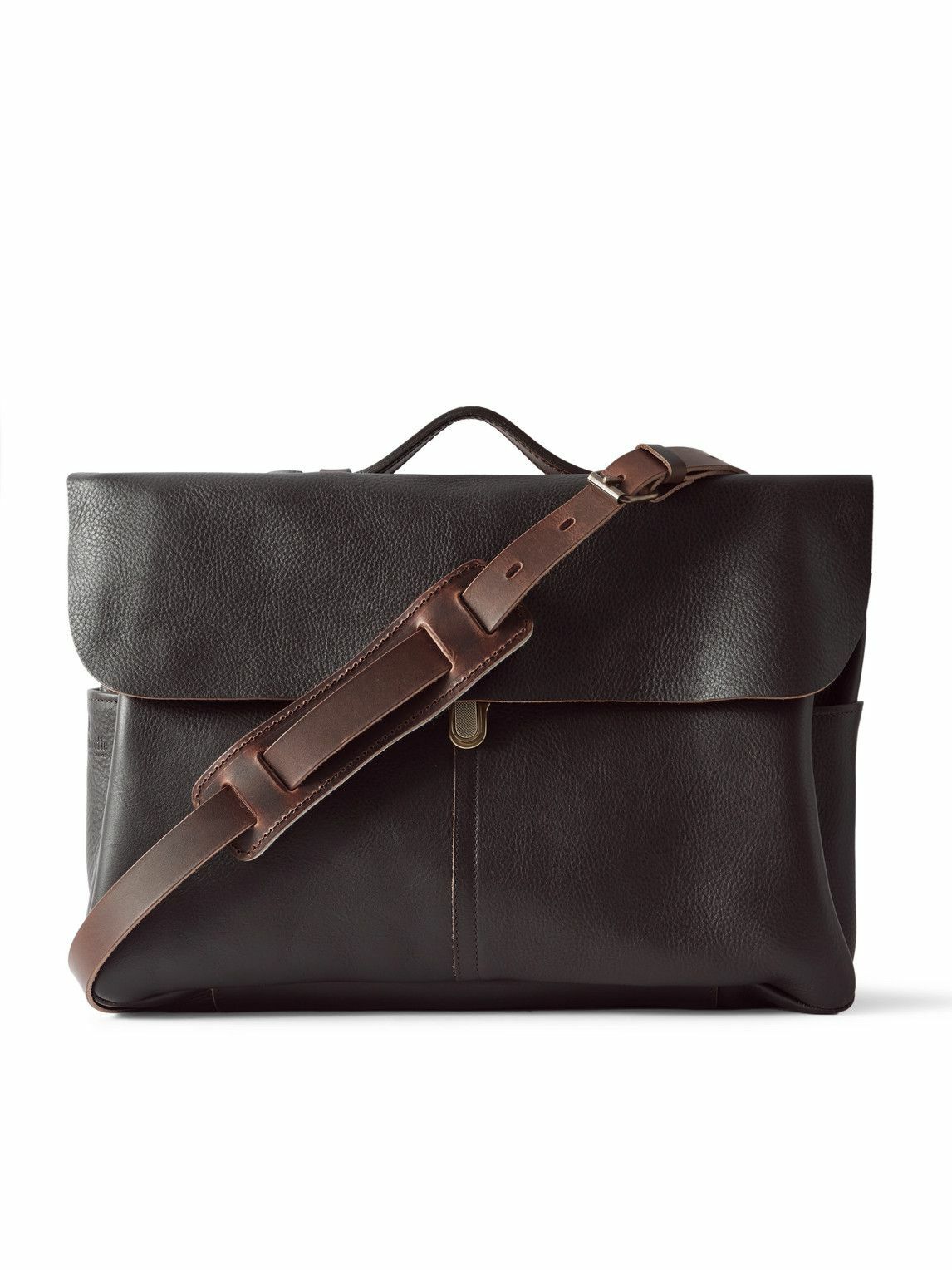 Bleu de Chauffe - Charles Full-Grain Leather Briefcase