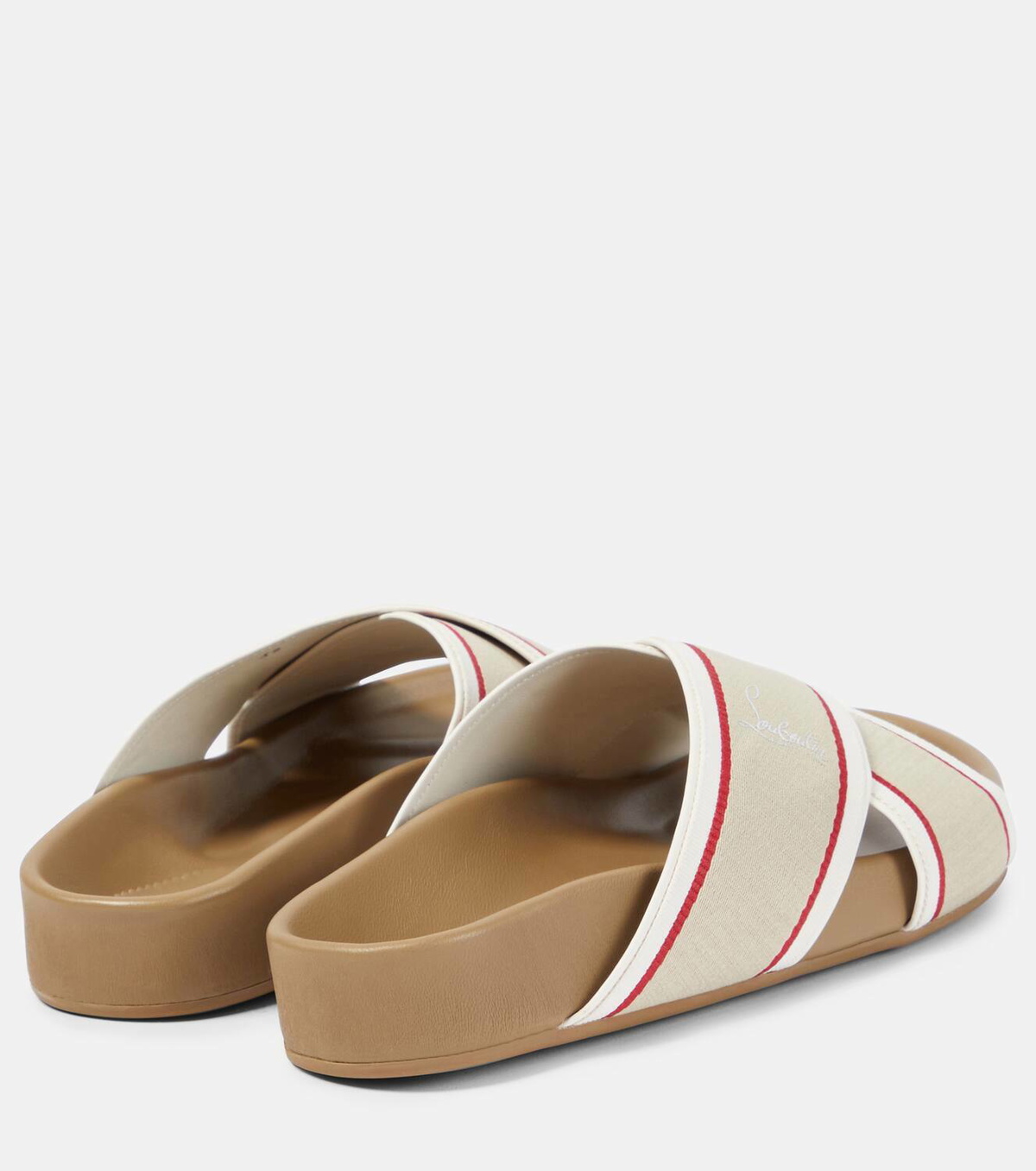 【関税込】CHRISTIAN LOUBOUTIN Hot Cross スライド Christian Louboutin Hot Cross Bizz Slide Sandal In Black
