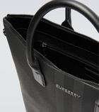 Burberry - London Check canvas tote bag