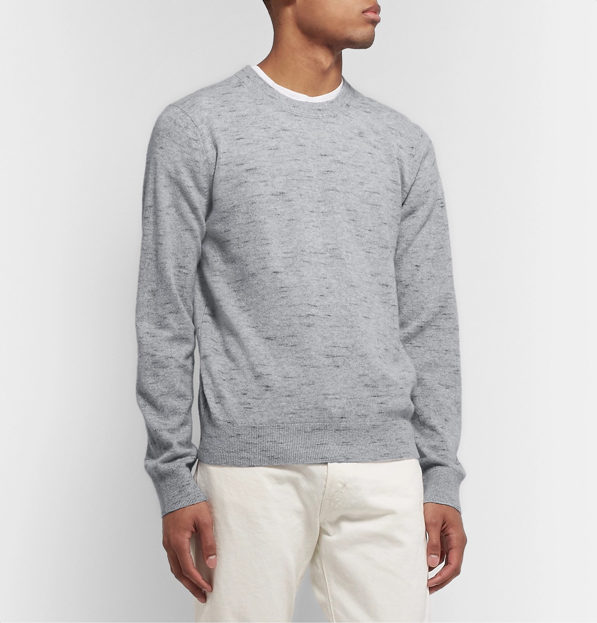 Club Monaco - Mélange Cashmere Sweater - Gray