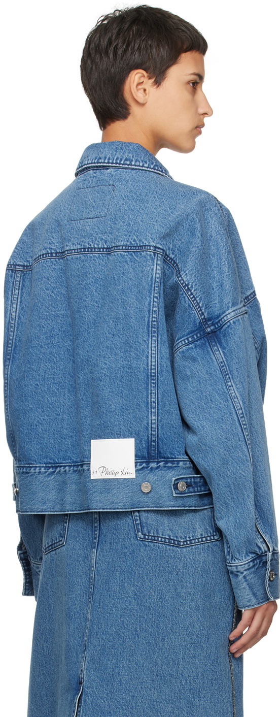 3.1 Phillip Lim Blue Boxy Denim Jacket