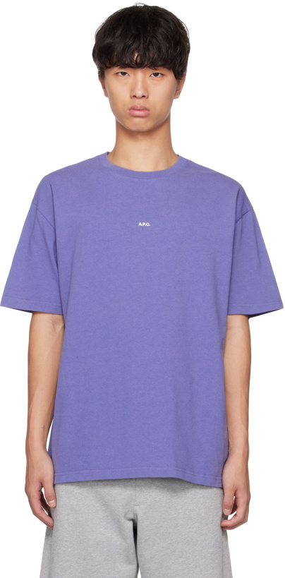 Photo: A.P.C. Purple Kyle T-Shirt