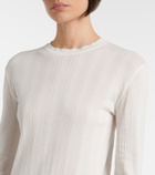 The Row Dantea cotton jersey top