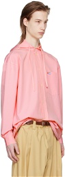 Meryll Rogge Pink Hooded Shirt