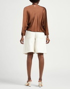 Manila Grace Womens Top in Brown